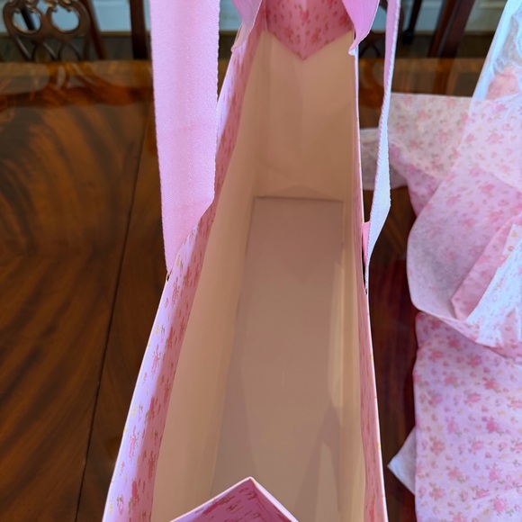 LoveShackFancy Jumbo Pink Floral Shopping Bag - Picture 15 of 15